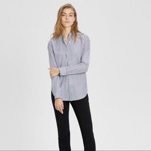 Theory Striped Button-Down